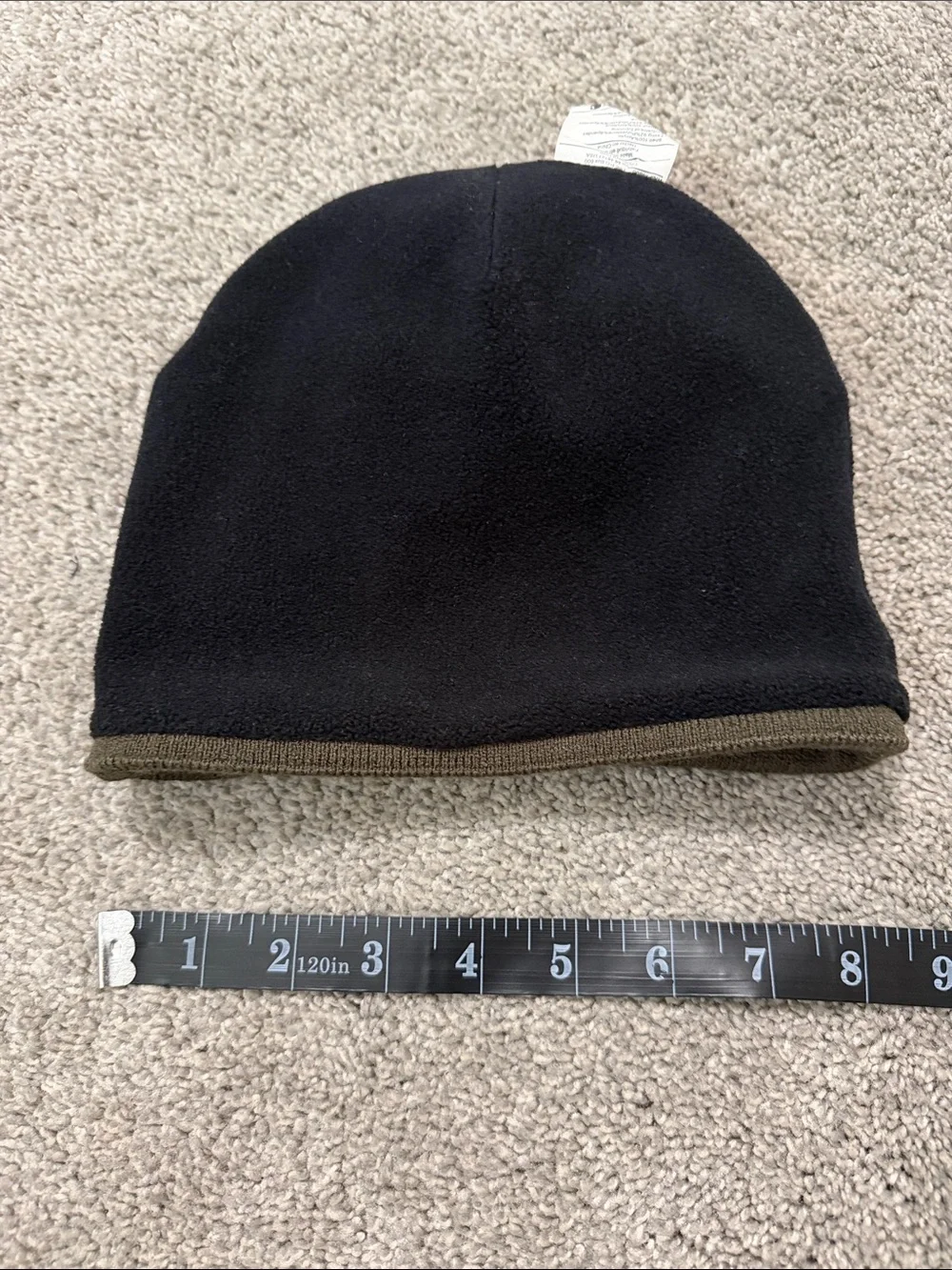 Carhartt Striped Beanie w/ Fleece Lining in Teal, Purple, Gray, Brown, Cream